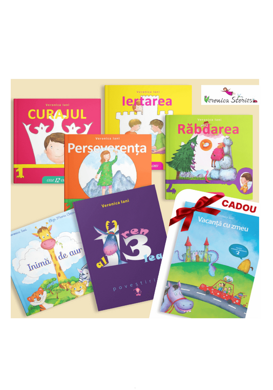 Pachetul „Mai curajoși, mai buni, mai răbdători" - 6 cărți + 1 carte CADOU