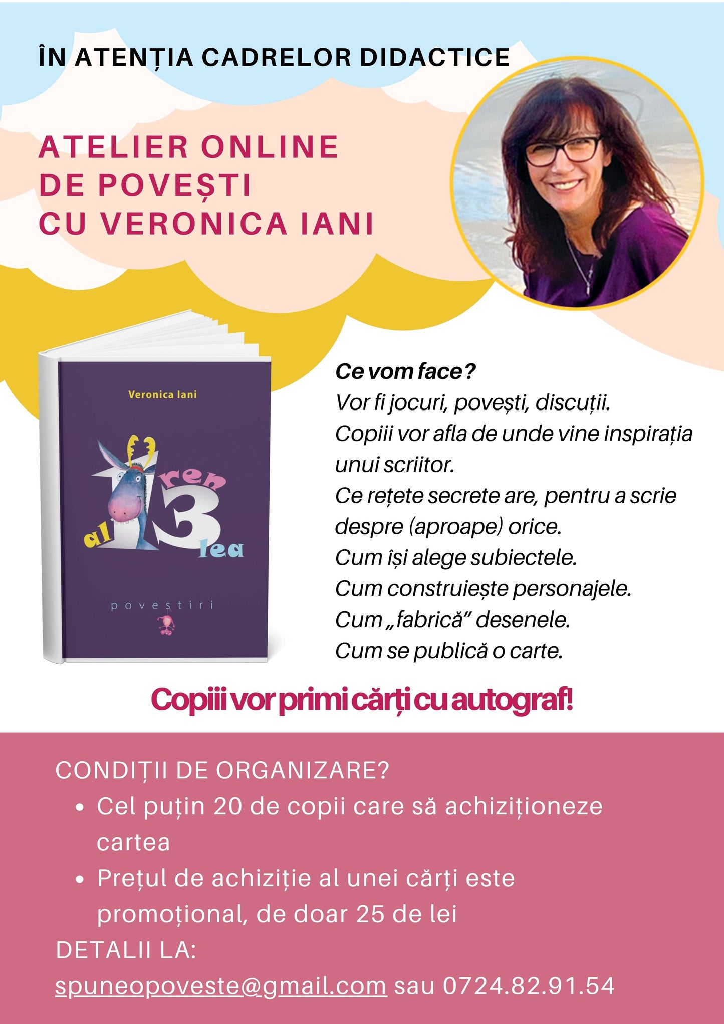 Atelier de povești cu cartea „Al 13-lea ren”