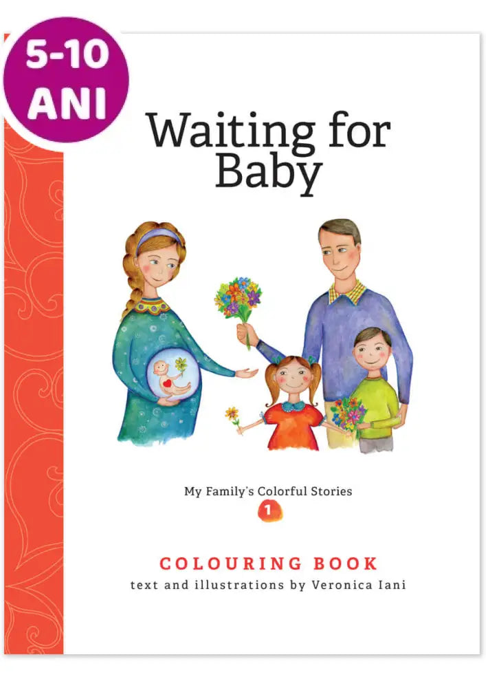 Waiting For Baby. Colouring Book Cărți