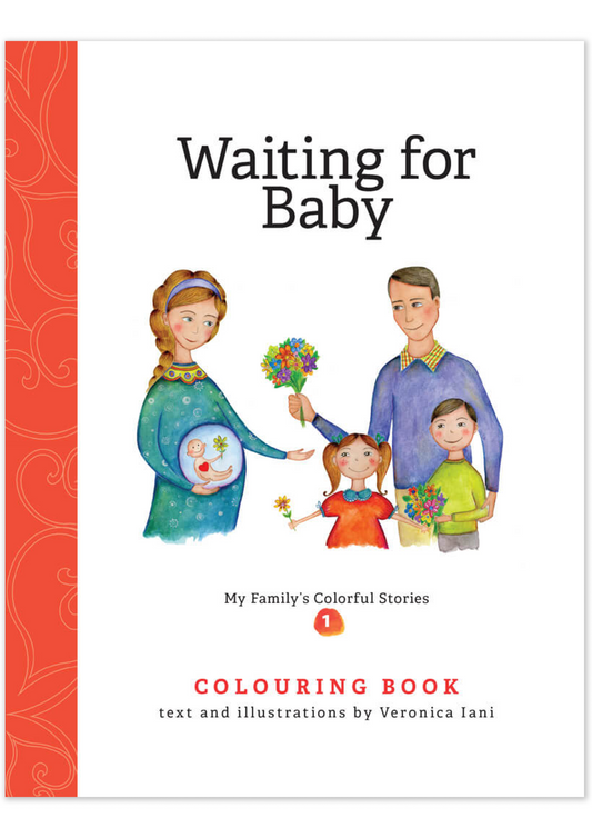 Waiting for Baby. Colouring book